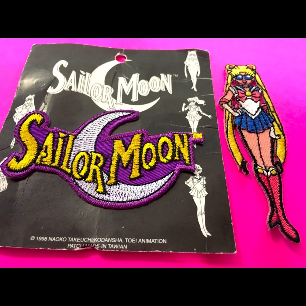Sailor Moon Retro Patches Embroidered Iron On
